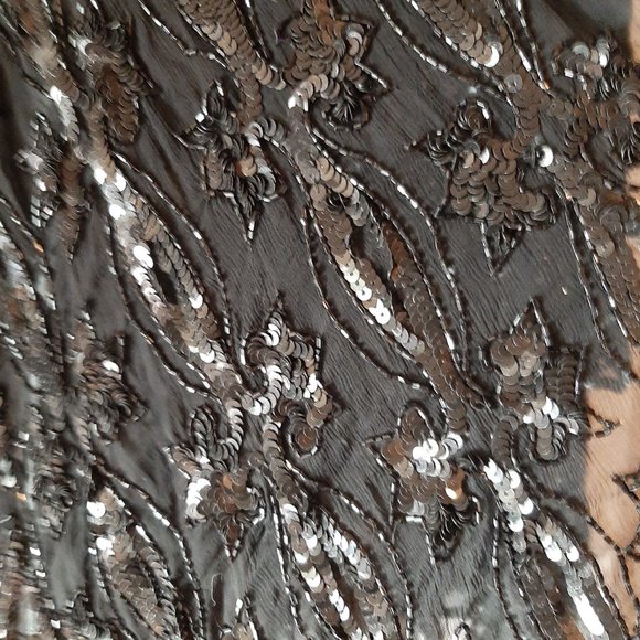 Beautiful Silk Sequined Jacket - Picture 4 of 8